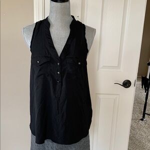 Rock & Republic Black Sleeveless Top